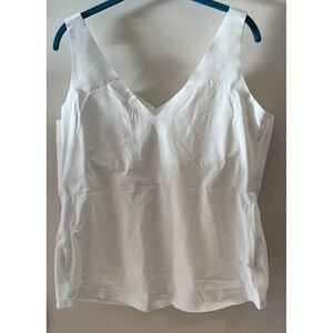 NWT HoneyLove Sze 3X Shapewear White Liftwear Tank|Cami w. Built-in Wireless Bra